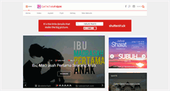 Desktop Screenshot of catatanfiqih.com